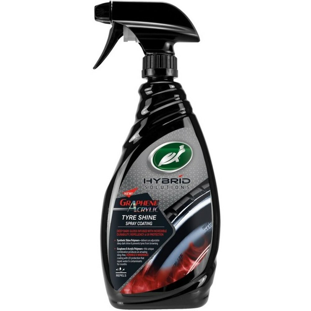 Turtle Wax Graphene Acrylic Tyre Shine 680ml Hybrid Solutions 53747