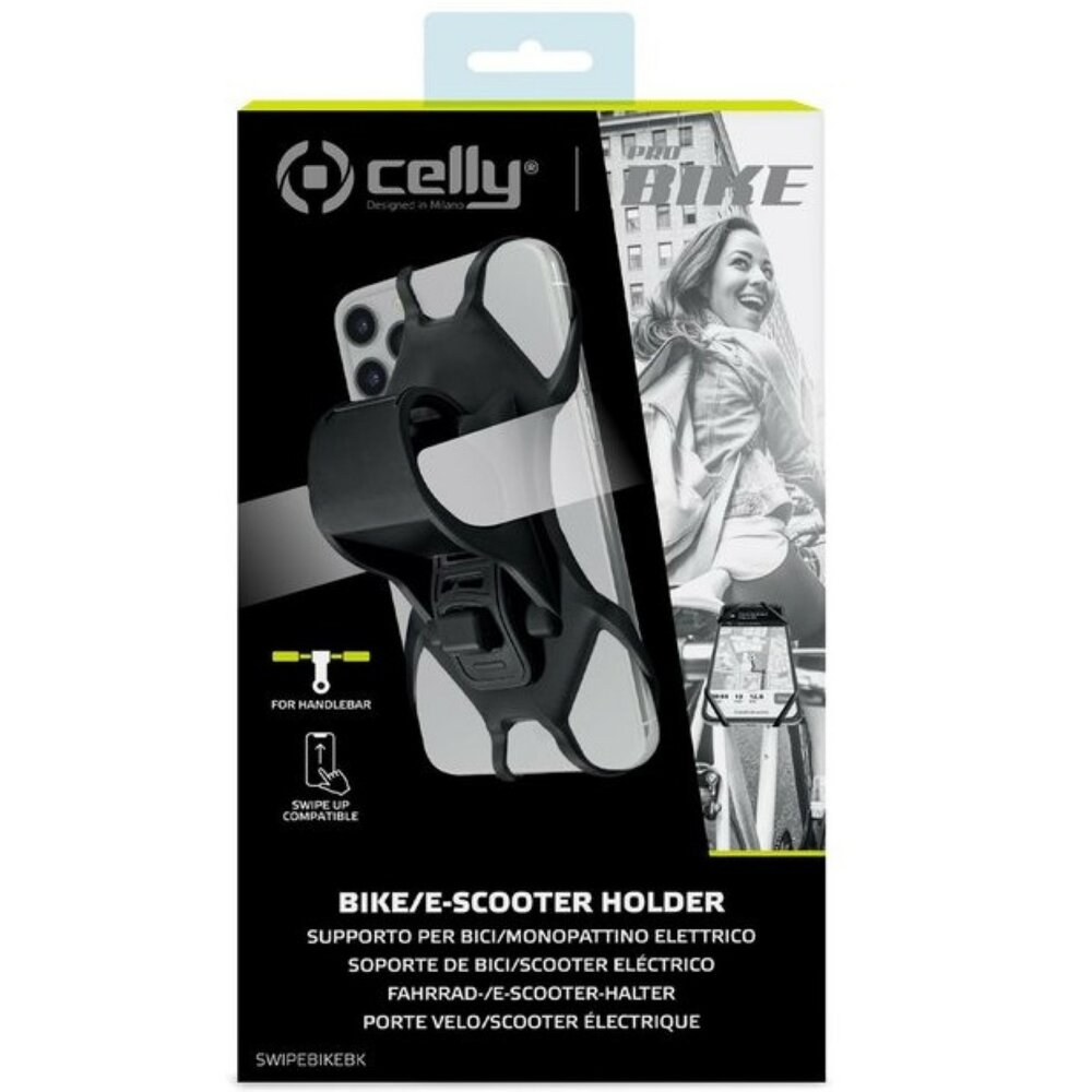 Celly SwipeBike Telefoonhouder Fiets Zwart SWIPEBIKEBK (4)