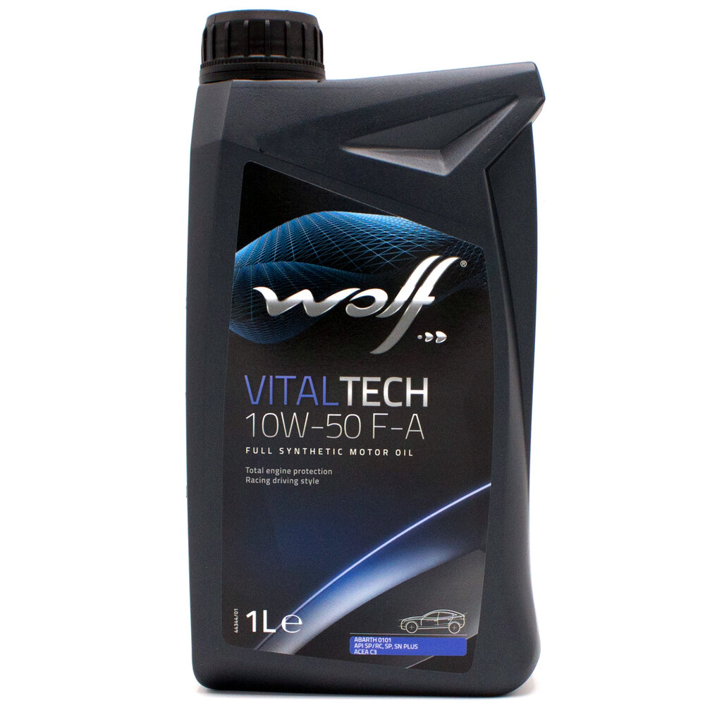 Wolf Vitaltech 10W50 F-A Fiat Abarth 0101 Motorolie 1 Liter 1050218