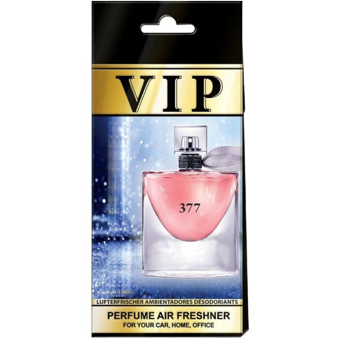 Caribi VIP 377 Luxe Dames Autoparfum Geurhanger VIP377