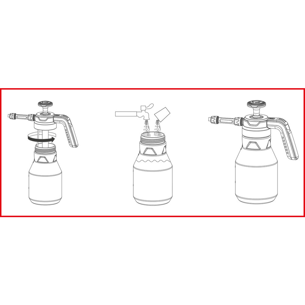 KS Tools Handfoamer Drukpomp Schuim Spuit 1,5 Liter 150.8271 (11)