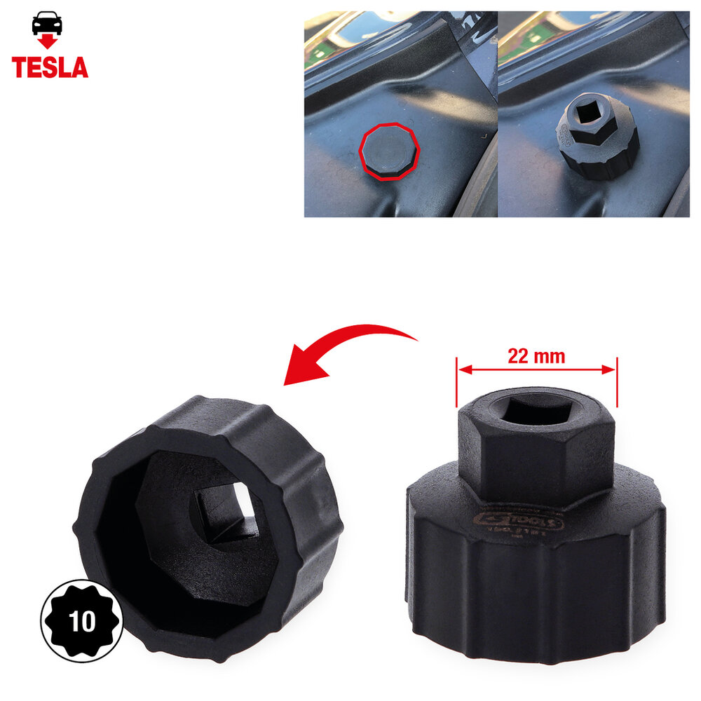 KS Tools Achterlicht Demontage Adapter Gereedschap Tesla Model 3 150.8101 (2)