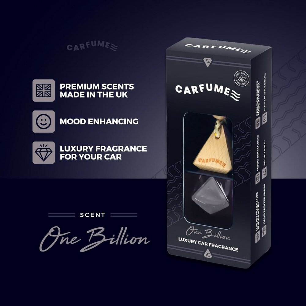 Carfume Black Premium One Billion Mannen Autogeurtje CFFBOM (4)