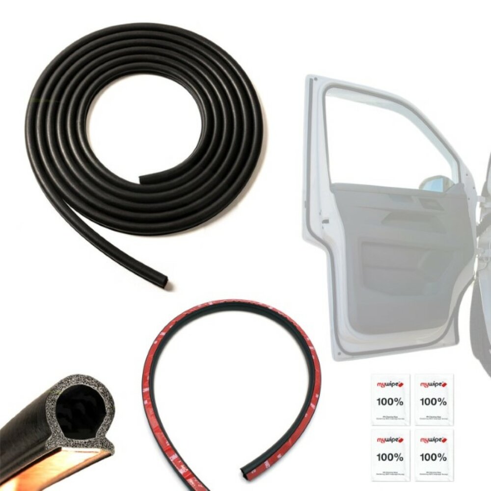 Volkswagen Transporter T5 T5.1 T6 Deurrubber Upgrade Geluidsisolatie X8R0161