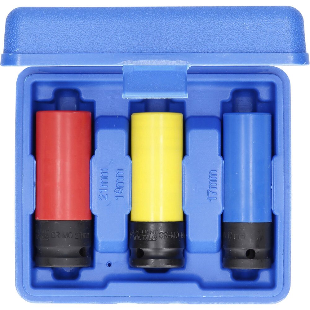 Brilliant Tools 1/2&quot; Krachtdoppenset Aluminium Velgen 3-delig BT691005 (5)