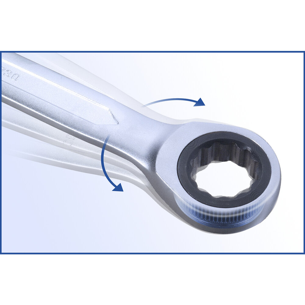 Brilliant Tools Ringratel-Steeksleutelset 8-19mm 12-delig BT013112 (3)