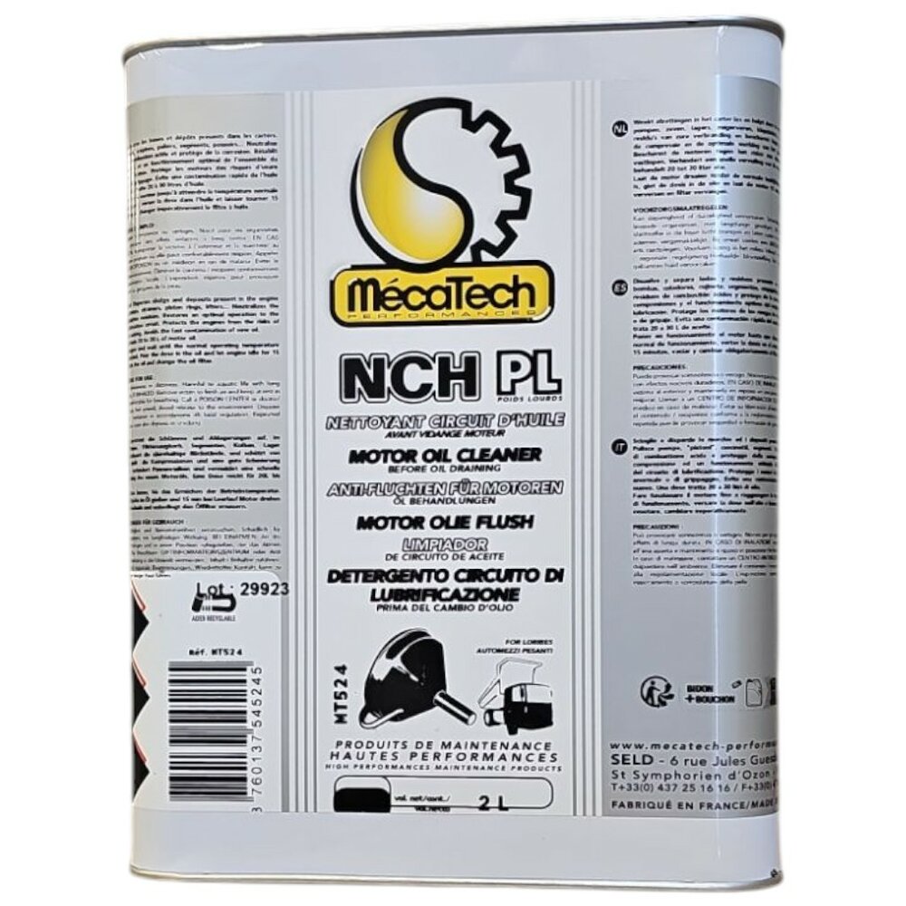 M&eacute;caTech NCH Oil Flush PL - Vrachtwagen Motorolie Flush MT524 (4)
