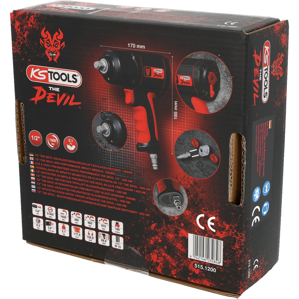 KS Tools 1-2 inch THE DEVIL Krachtige Slagmoersleutel 1600Nm 515.1200 (5)