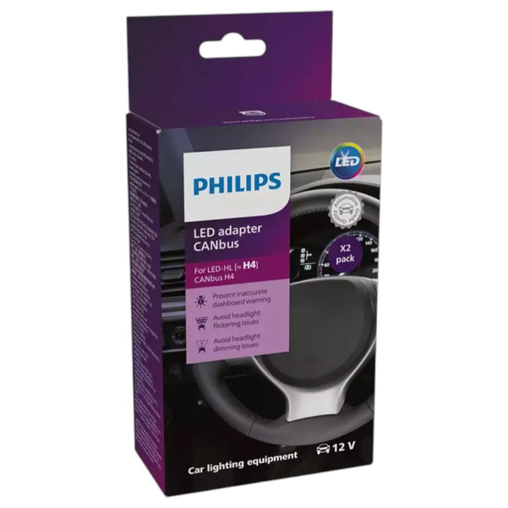 Philips H4 LED CANbus Adapter Module LED Upgrade 18960X2