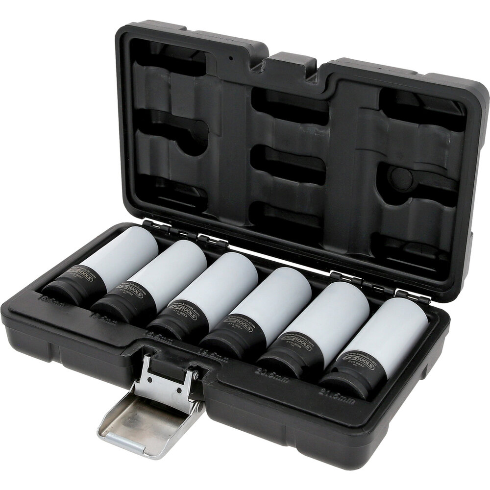 KS Tools Speciale Ford 1/2&quot; krachtdoppenset Aluminiumvelgen 6-delig 515.0850