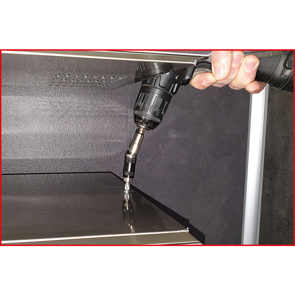 KS Tools 1/4&quot; Magnetische Snelwissel-Bithouder Zwenkbaar 514.1136 (9)