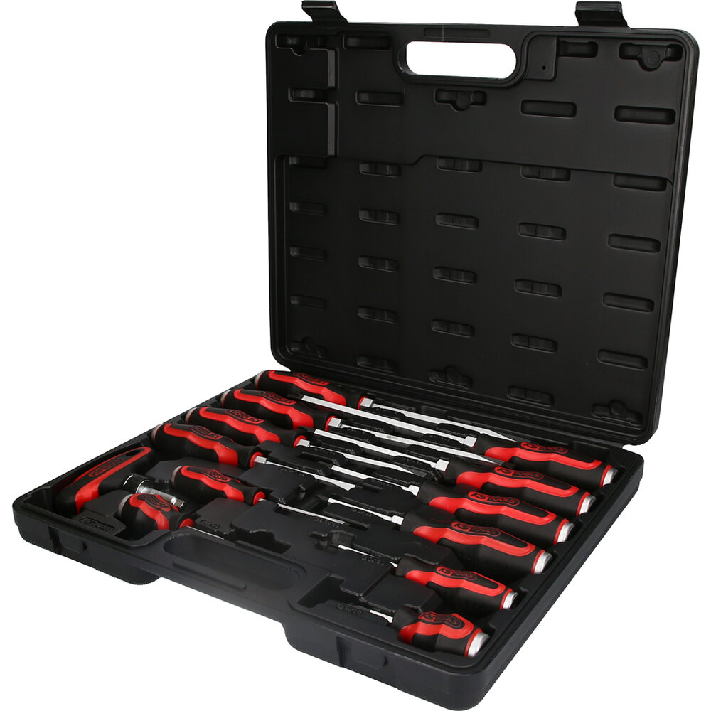 KS Tools ERGOTORQUEmax Schroevendraaierset met Slagkap 13-delig 151.1150