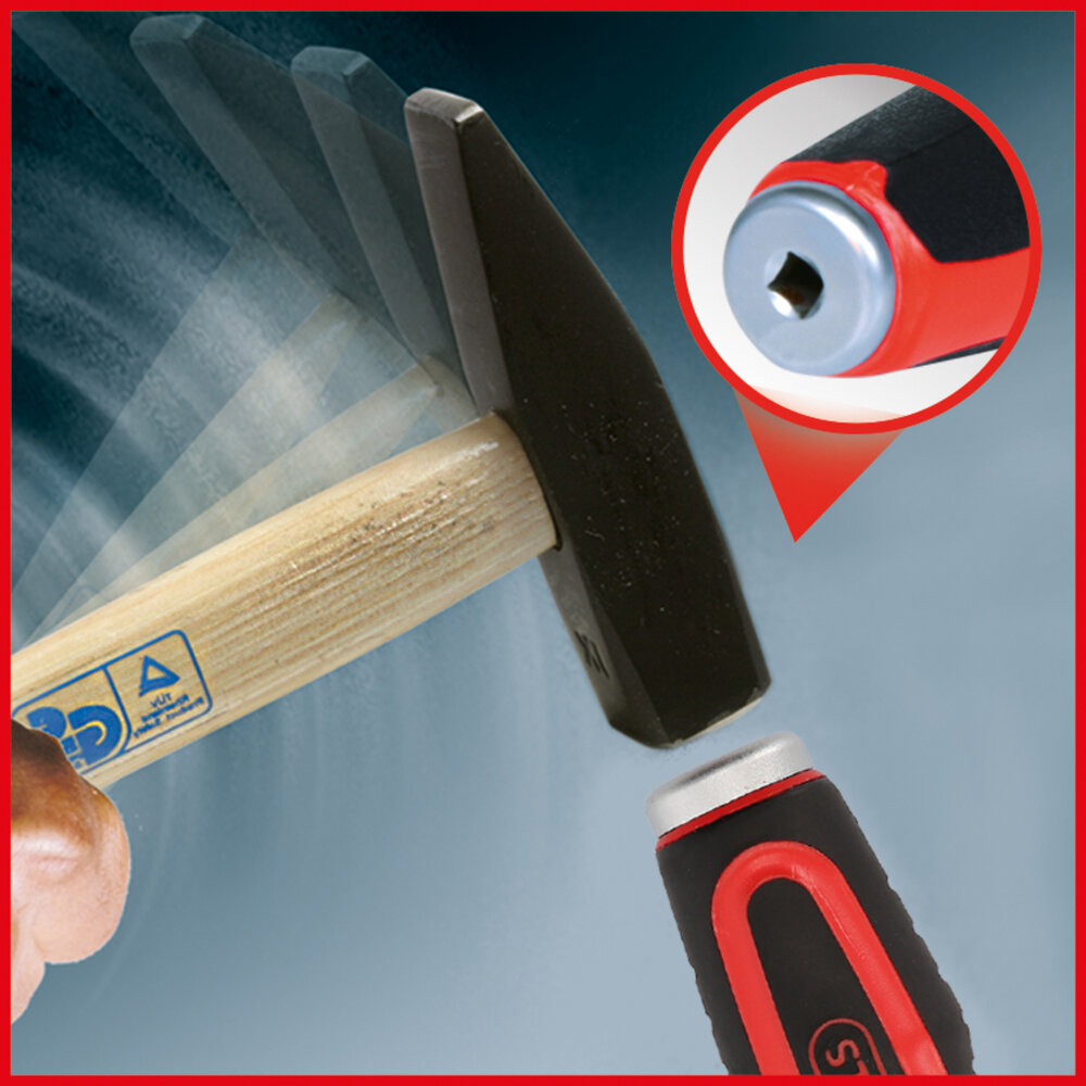 KS Tools ERGOTORQUEmax Schroevendraaierset met Slagkap 13-delig 151.1150 (4)
