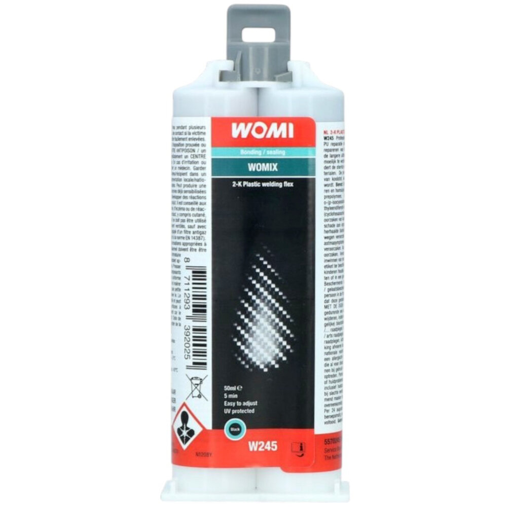 W245 Womi Womix 2K Plastic Welding Flex Zwart 50ml (2)