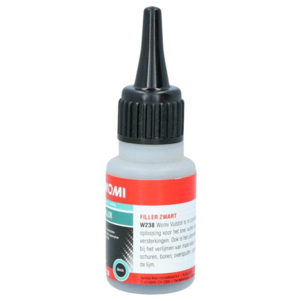 Womi W238 Secondelijm Filler Zwart 20 gram (2)