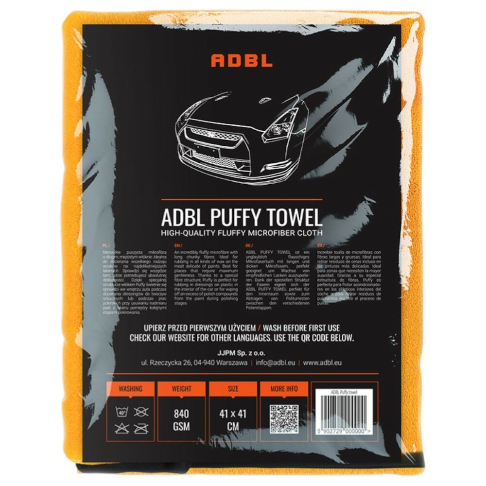 ADBL Puffy Towel - Ultra Pluizige Microvezeldoek ADB000230 (2)