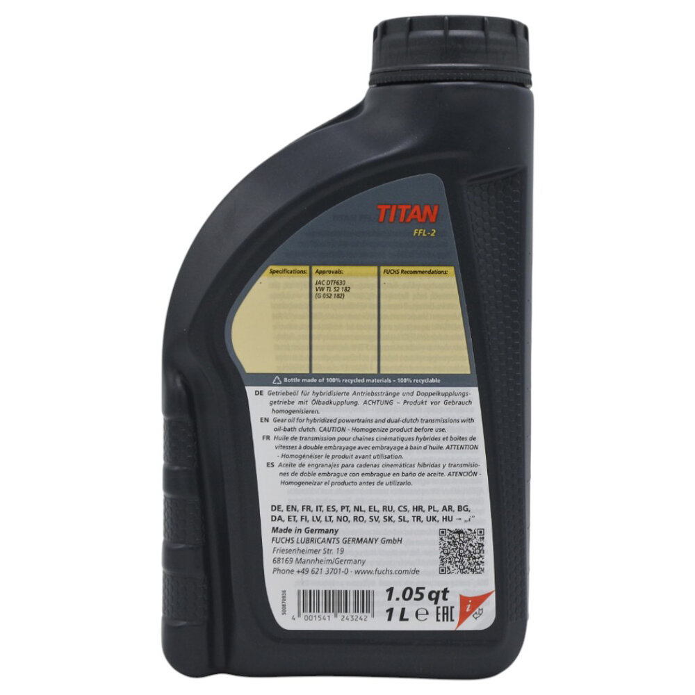 Fuchs Titan FFL-2 Versnellingsbakolie 1 Liter 602016157 (2)