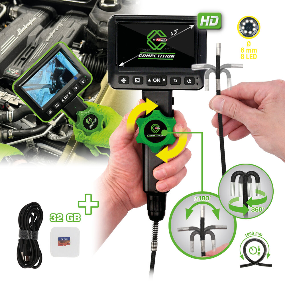 Competition Inspectiecamera HD-videoscoopset &Oslash;6,0mm 512.4600 (1)