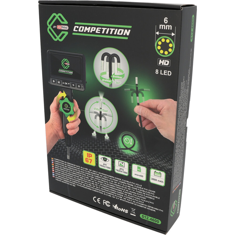 Competition Inspectiecamera HD-videoscoopset &Oslash;6,0mm 512.4600 (12)