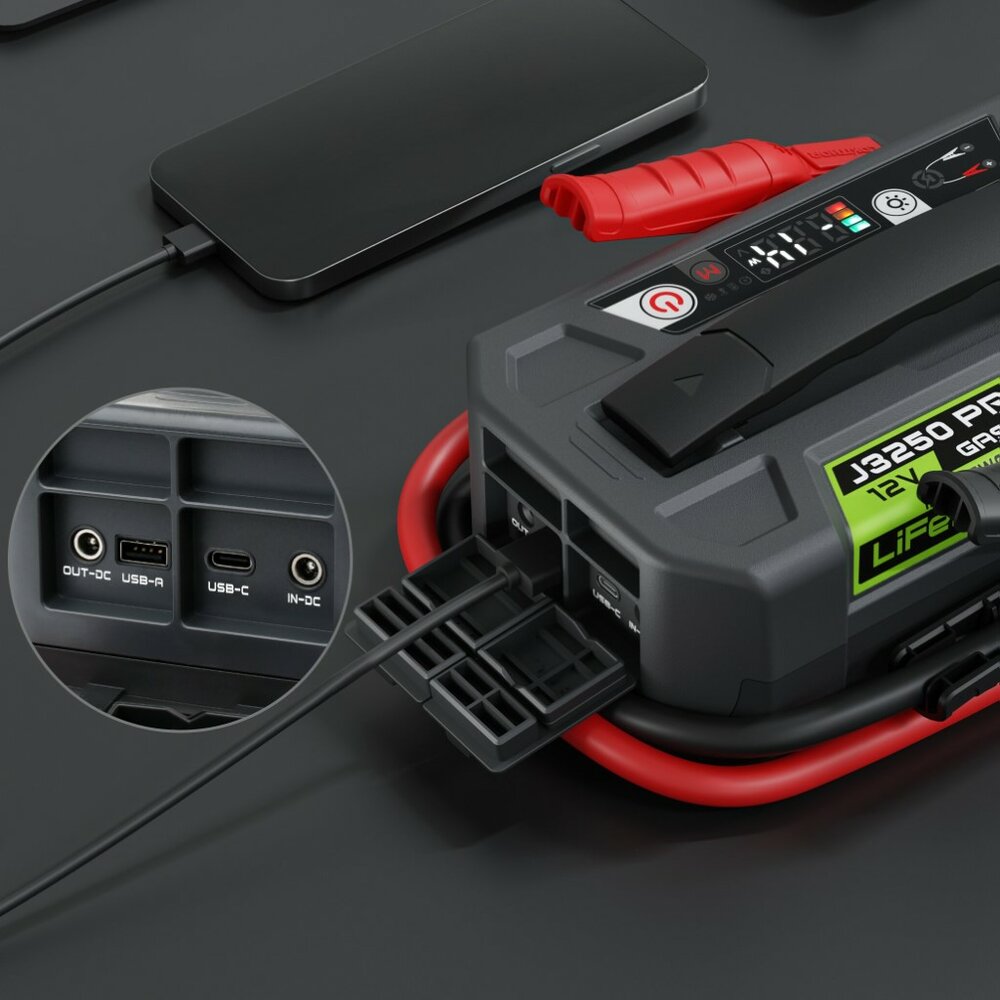 Lokithor J3250 PRO LiFePO4 12V 3250A Jumpstarter (13)