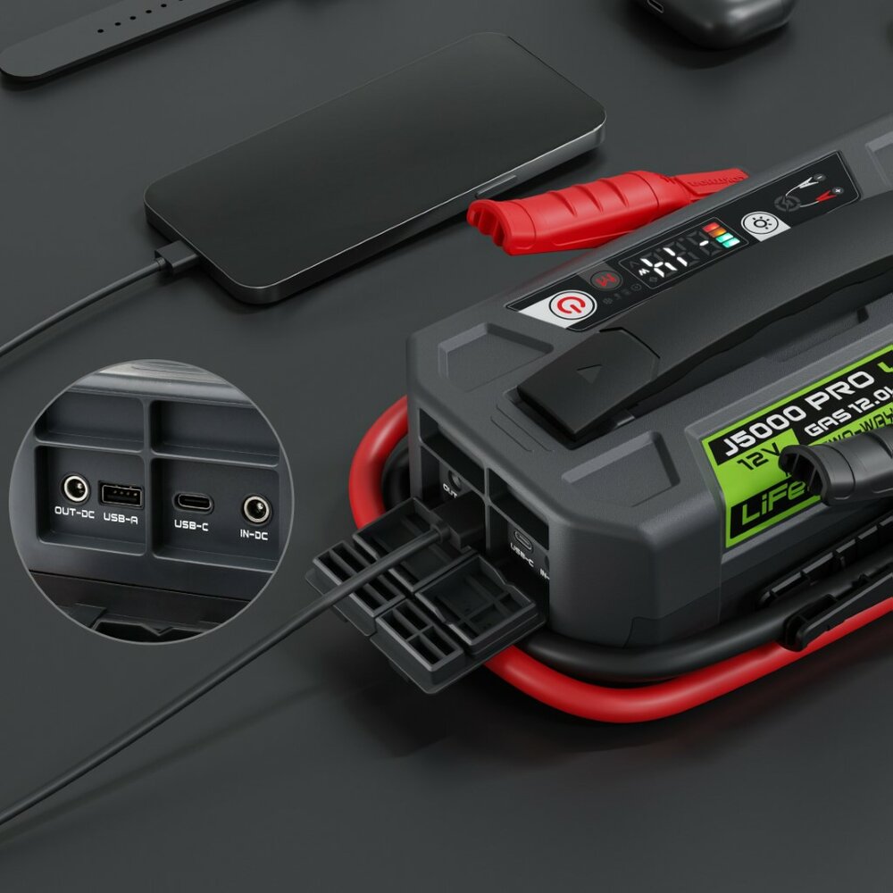 Lokithor J5000 PRO LiFePO4 12V 5000A Jumpstarter (12)