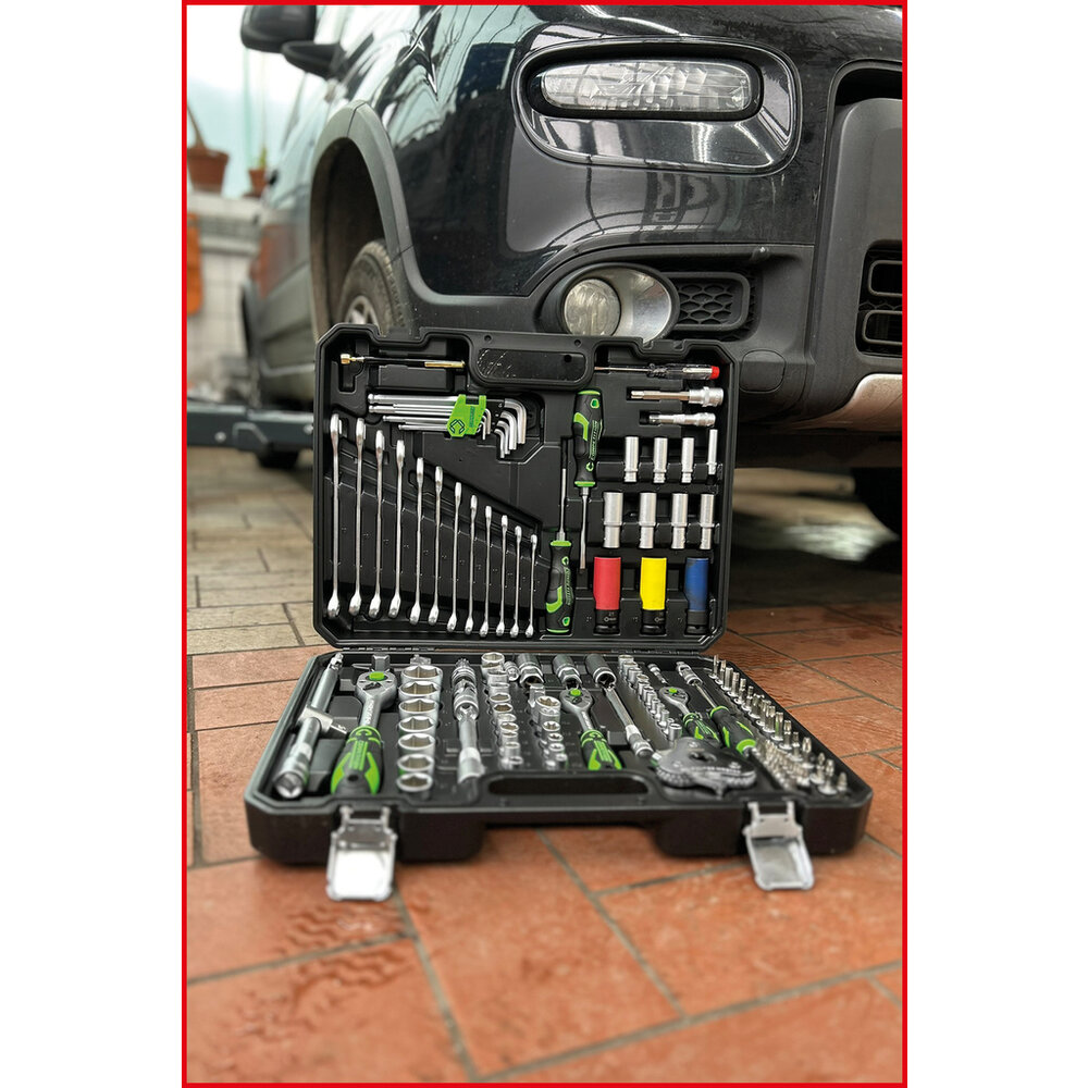 Competition 1/4&quot; + 3/8&quot; + 1/2&quot; Dopsleutelset 132-delig 512.0132 (6)