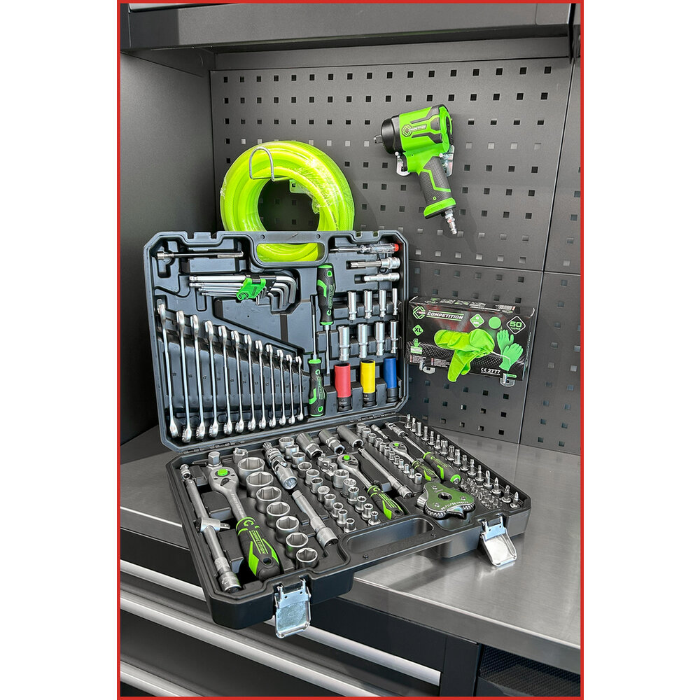 Competition 1/4&quot; + 3/8&quot; + 1/2&quot; Dopsleutelset 132-delig 512.0132 (5)