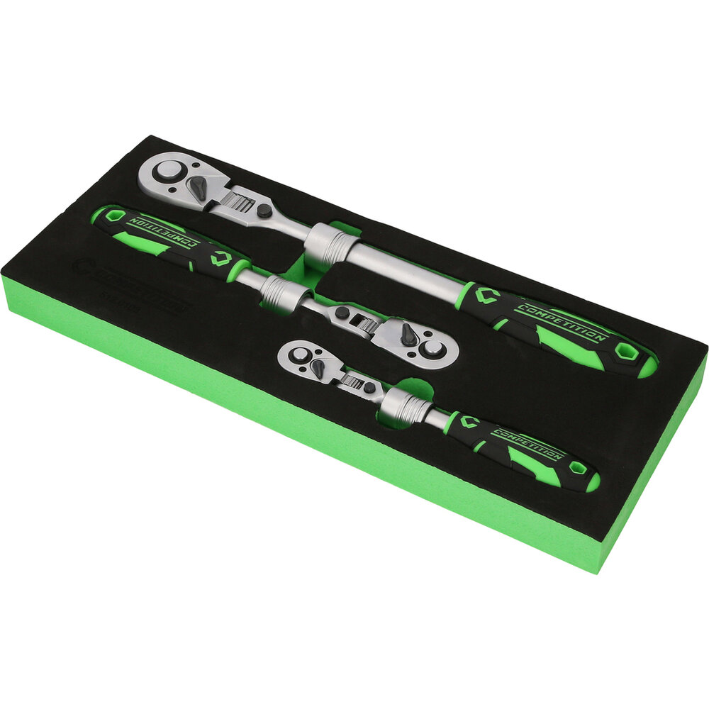 Competition Telescoop-ratel Set 1/4&quot;+3/8&quot;+1/2&quot; 3-delig 512.0103 (11)