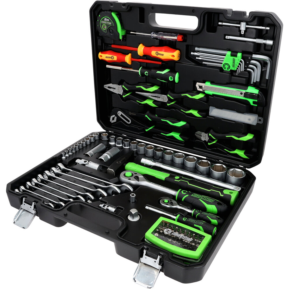 Competition 1/4&quot; + 1/2&quot; Universele Gereedschapset 106-delig 512.0107