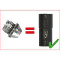 KS Tools Speciale Ford 12 krachtdoppenset aluminiumvelgen 18,5 19,5 20,5 21,5mm 515.0895 (3)