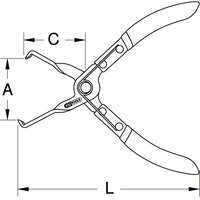 KS Tools Scheidingstang Elektrische Stekkeraansluitingen 115.1108 (9)