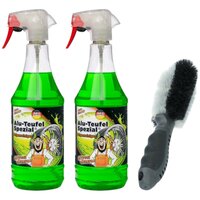 2x Alu-Duivel Speciaal Velgenreiniger Groen + Velgenborstel AS-1-NL-DEAL