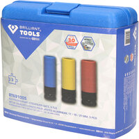 Brilliant Tools 1/2&quot; Krachtdoppenset Aluminium Velgen 3-delig BT691005 (7)