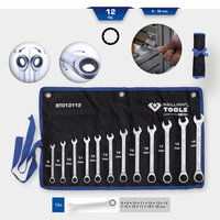 Brilliant Tools Ringratel-Steeksleutelset 8-19mm 12-delig BT013112 (2)