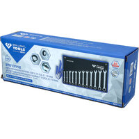 Brilliant Tools Ringratel-Steeksleutelset 8-19mm 12-delig BT013112 (10)