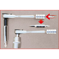 KS Tools 1/4&quot; Ratel Bit-set 24-delig 911.2010 (5)