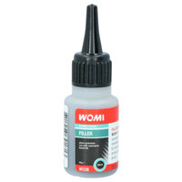 Womi W238 Secondelijm Filler Zwart 20 gram