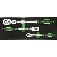 Competition Telescoop-ratel Set 1/4&quot;+3/8&quot;+1/2&quot; 3-delig 512.0103 (10)