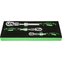 Competition Telescoop-ratel Set 1/4&quot;+3/8&quot;+1/2&quot; 3-delig 512.0103 (10)
