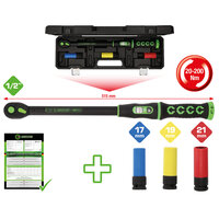 Competition 1/2&quot; Momentsleutel Set 20-200Nm 4-delig 512.0010
