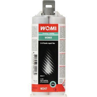 Womi Womix W247 2K Plastic Repair Flex Zwart 50ml 5570247