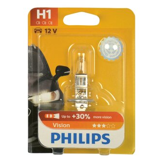 Philips H1 Vision 55W 12V 12258PRB1 Autolamp (2)