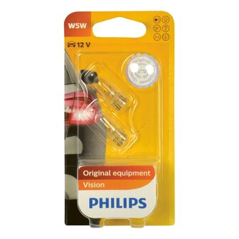 Philips W5W T10 Vision Autolampen 12961B2 (2)