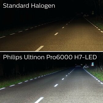 Philips H7-LED Ultinon Pro6000 HL 11972U6000X2 Autolampen (6)