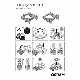 Osram LEDriving Adapters H7 Night Breaker LED 64210DA02 (6)