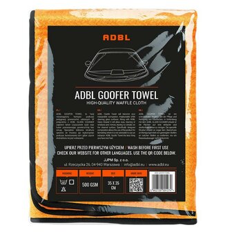 ADBL Goofer Towel Wafel Microvezel Glasdoek 35x35cm ADB000176 (2)