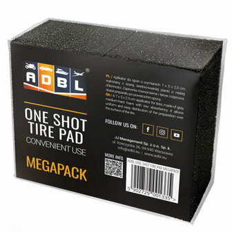 ADBL One Shot Tire Pad - Bandendressing Applicator Megapack ADB000042