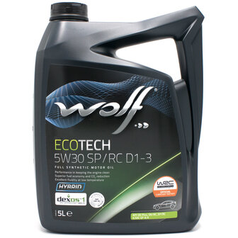 Wolf Ecotech 5W30 SP RC D1-3 Motorolie 5 Liter 1047293