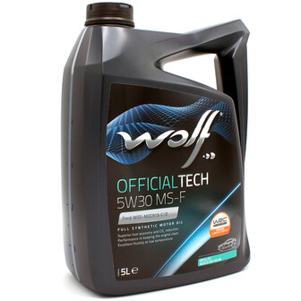 Wolf Officialtech 5W30 MS-F Motorolie 5 Liter 8308819 (2)