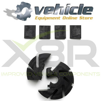 X8R0173 Mercedes PSE Centrale Deurvergrendeling Vacu&uuml;mpomp Impeller SL,S,CL-Klasse R230 W220 C215 (3)
